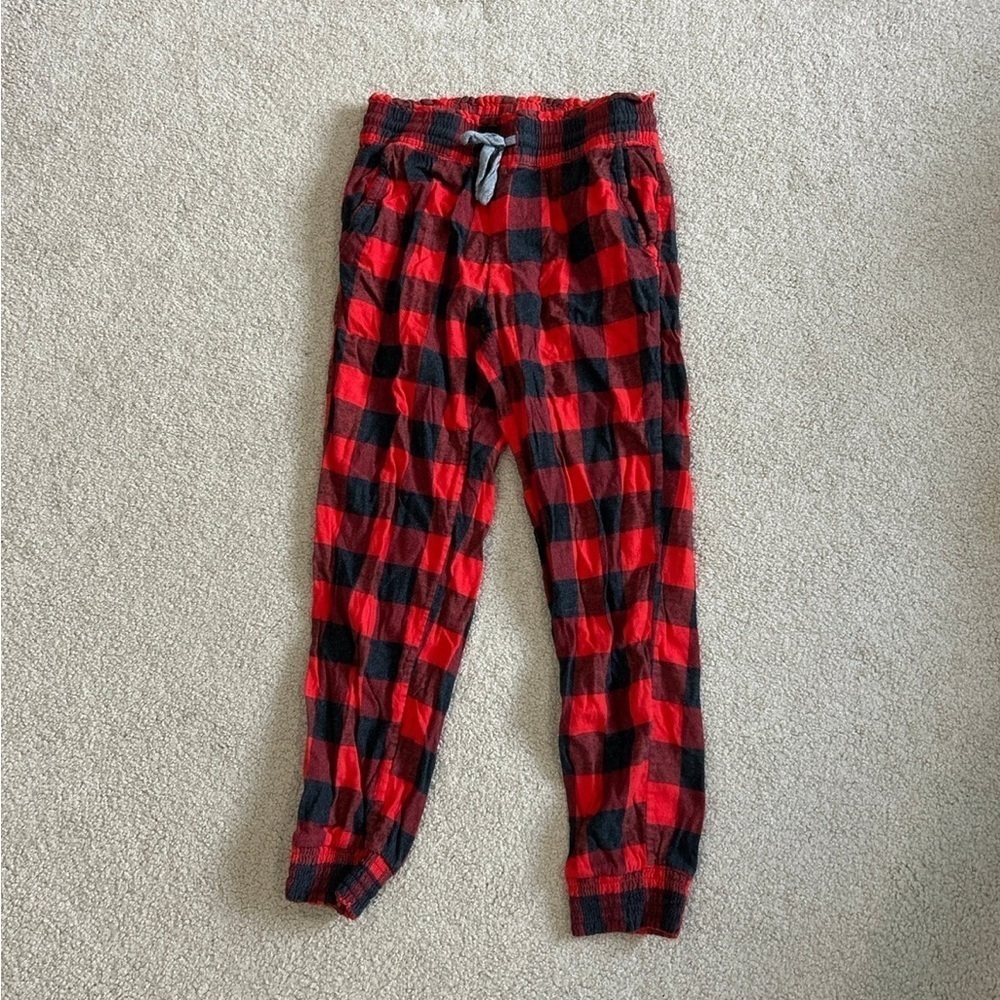 Aerie plaid black and red lounge pajama pants in size xs